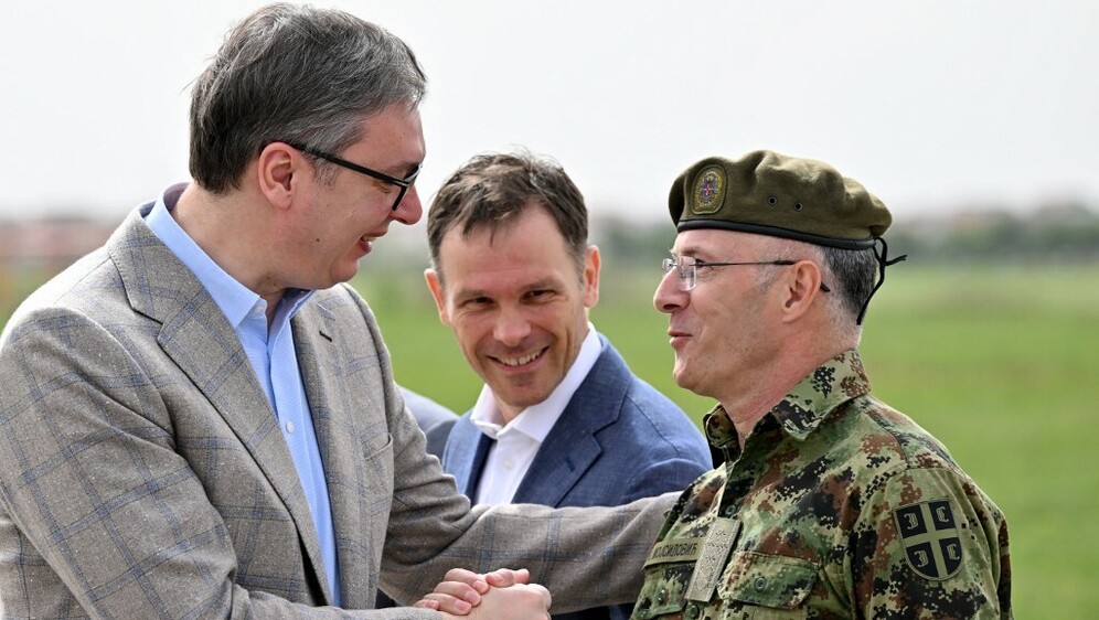 Aleksandar Vučić i Milan Mojsilović