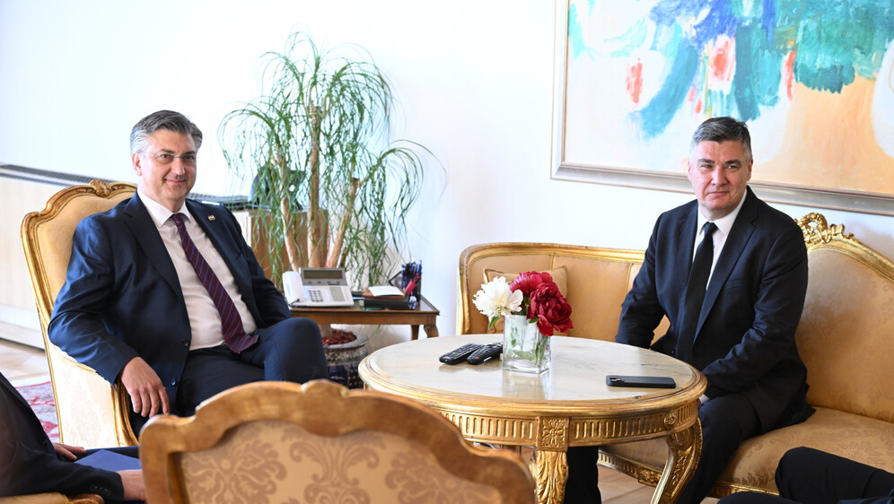 Andrej Plenković i Zoran Milanović