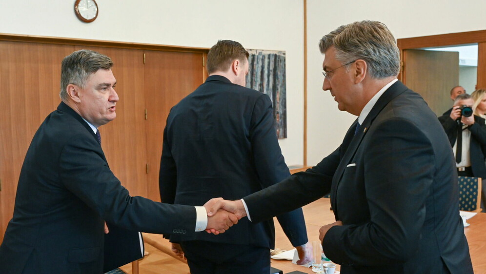 Andrej Plenković i Zoran Milanović