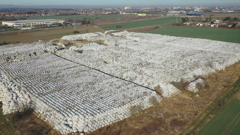 Bale smeća u Varaždinu