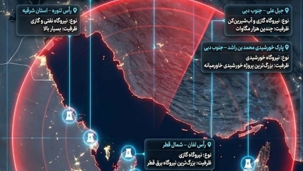 Karta Perzijskog zaljeva