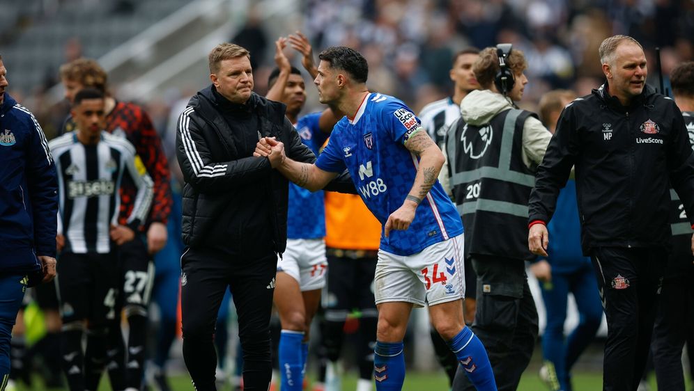 Eddie Howe i Granit Xhaka