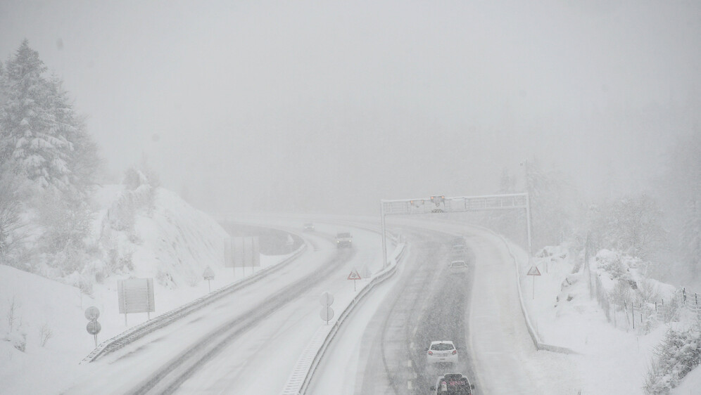 Zimski uvjeti na autocesti