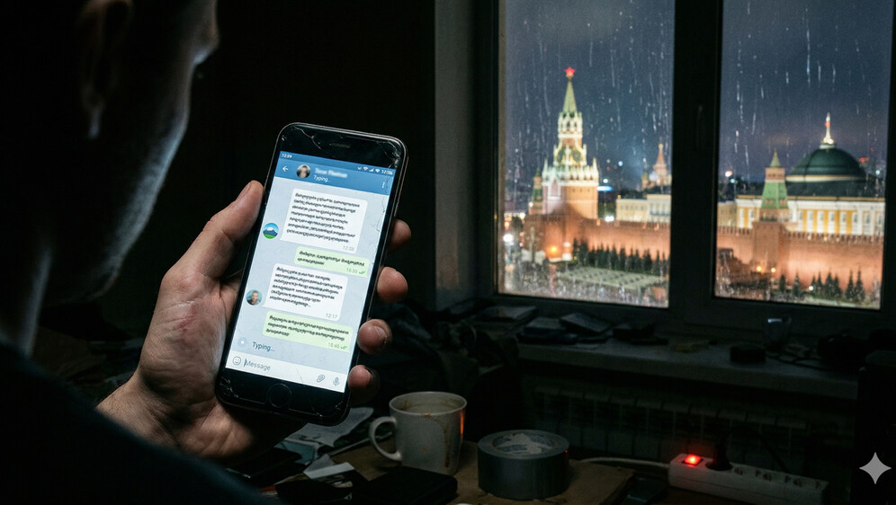 Doušnik FSB-a, ilustracija, AI