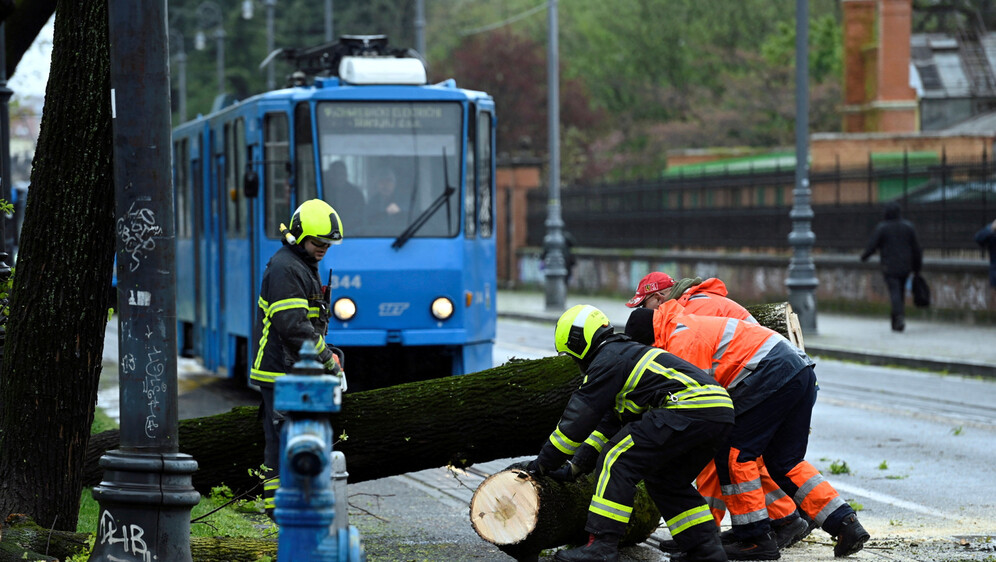 Posljedice nevremena u Zagrebu