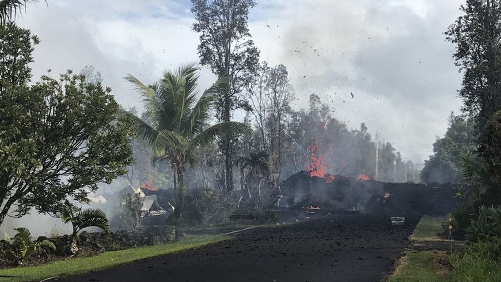 Erupcija vulkana i potres na Havajima (Foto: AFP)