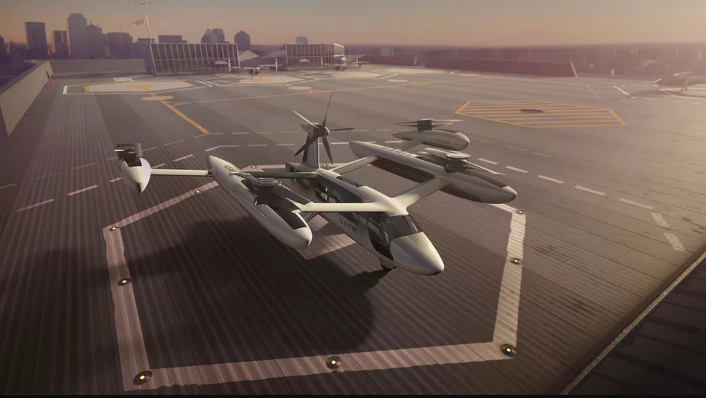 Uberov leteći taksi (Foto: Uber)