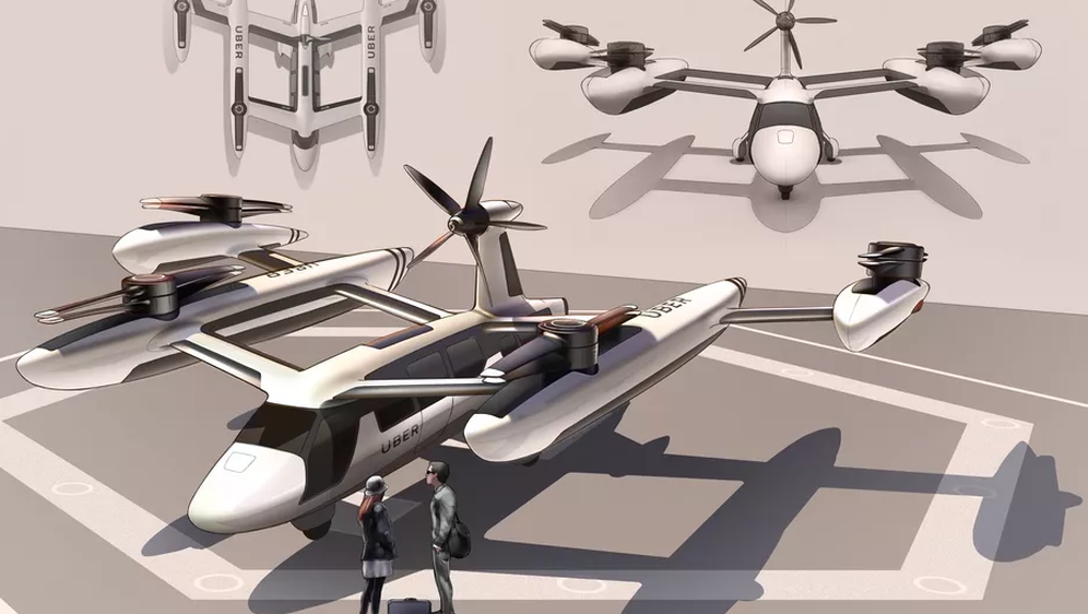 Uberov leteći taksi (Foto: Uber)