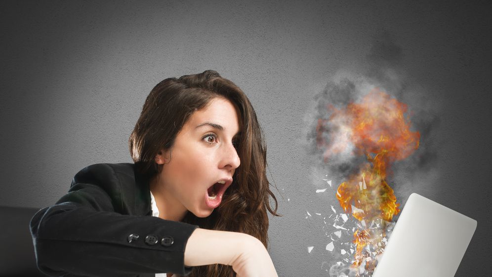 Računalo gori (Foto: Thinkstock)