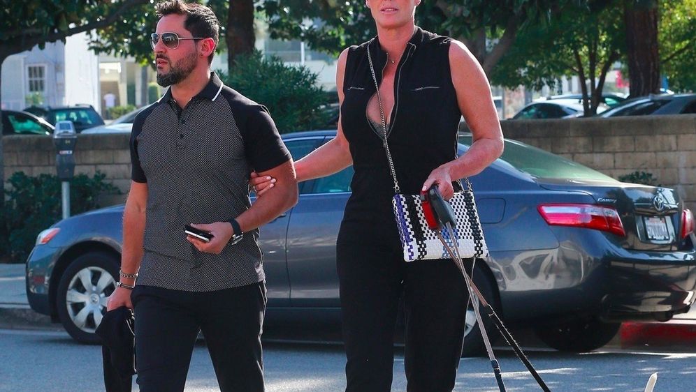 Mattia Dessi, Brigitte Nielsen (Foto: Profimedia)