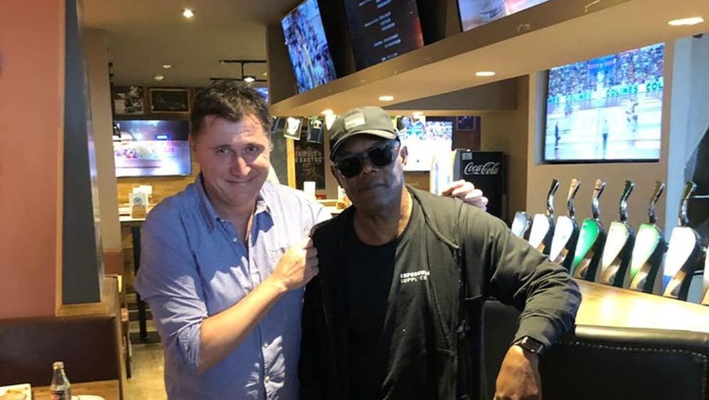 Samuel L. Jackson i Hrvoje Šalković (Foto: Privatne fotografije)