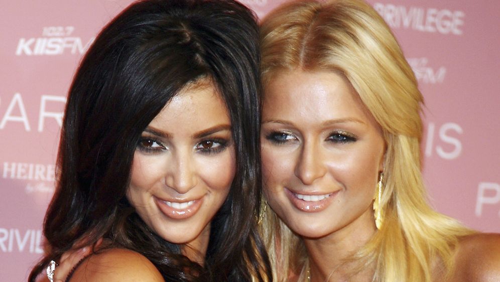 Paris Hilton i Kim Kardshian (Foto: AFP)