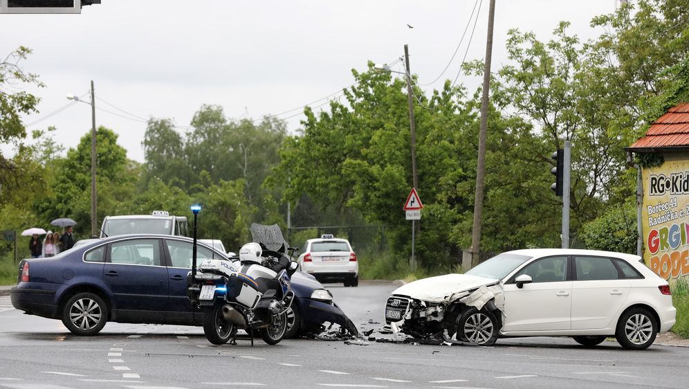Prometna nesreća u Zagrebu (Foto: Ivan Rebic/PIXSELL - 1