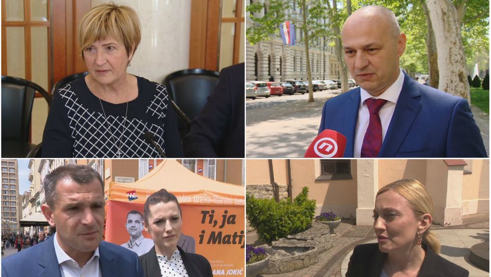 Ruža Tomašić, Mislav Kolakušić, Matija Posavec, i Marijana Petir (Foto: Dnevnik.hr)