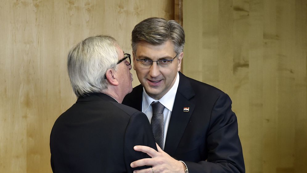 Andrej Plenković i Jean-Claude Juncker (Foto: Arhiva/AFP)