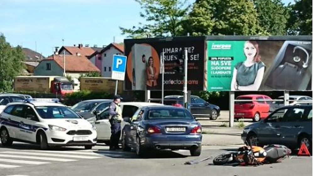 Prometna nesreća u Zagrebu (Foto: Dnevnik.hr)