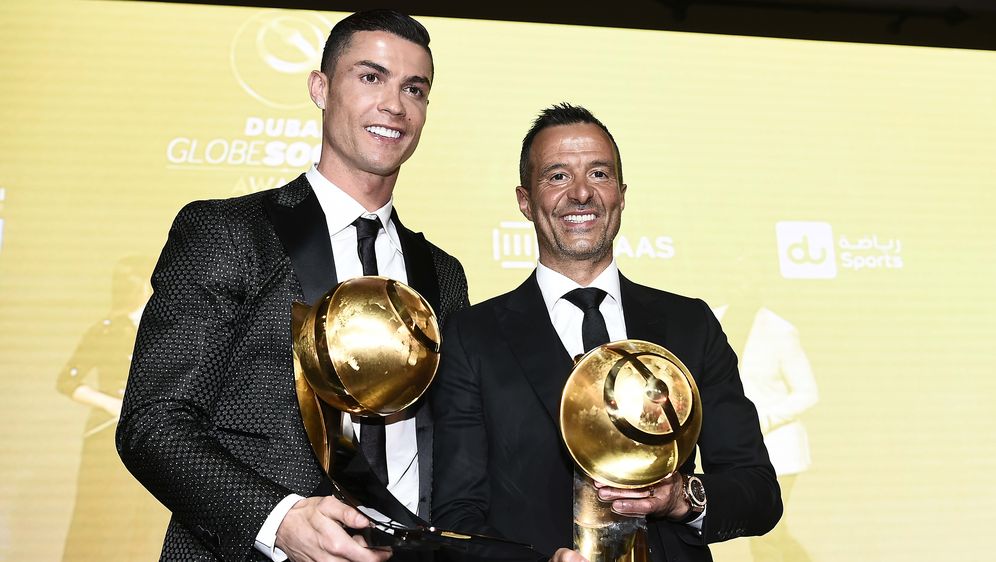 Cristiano Ronaldo i Jorge Mendes (Foto: AFP)