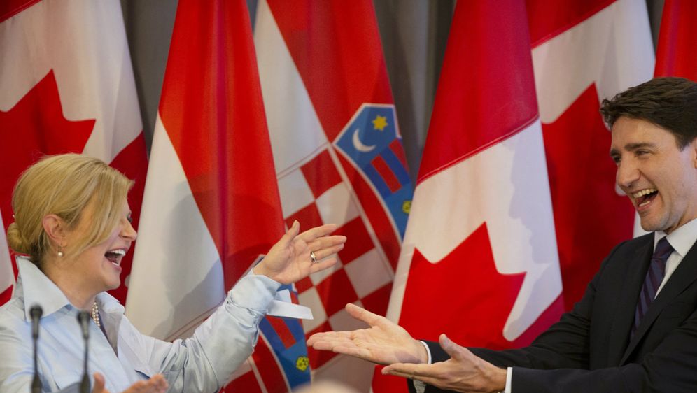Kolinda Grabar-Kitarović susrela se s Justinom Trudeauom