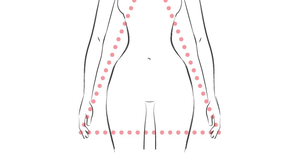 Trokutast oblik tijela ili kruška