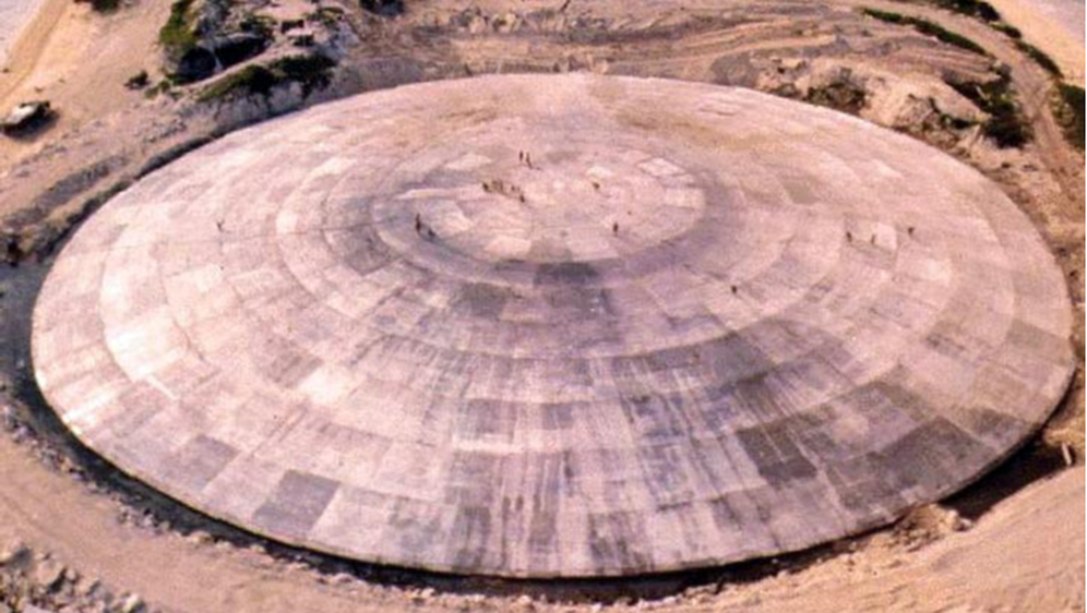 Nuklearna kupola na Maršalovim otocima (Foto: GIFF JOHNSON / US DEFENCE NUCLEAR AGENCY/FILES / AFP)