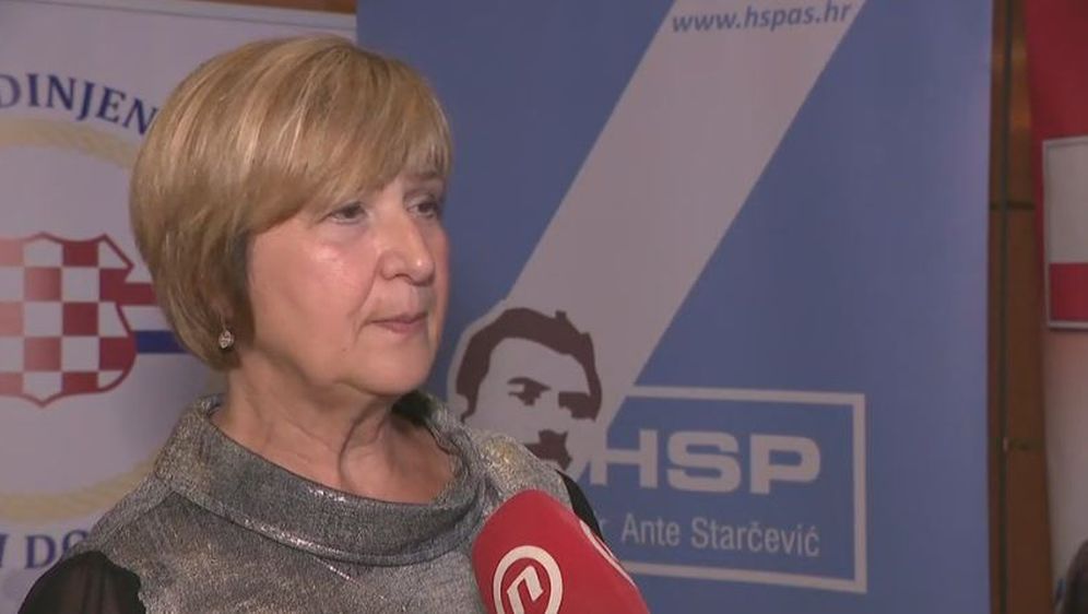 Nositeljica liste Hrvatskih suverenista Ruža Tomašić (Foto: Dnevnik.hr)