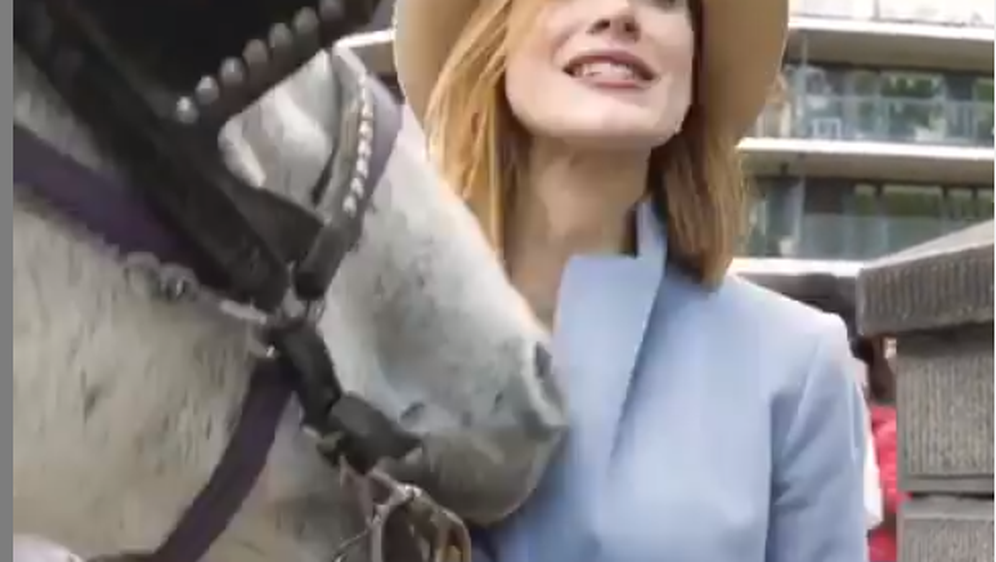 Jessica Chastain i konj (Foto: Instagram)