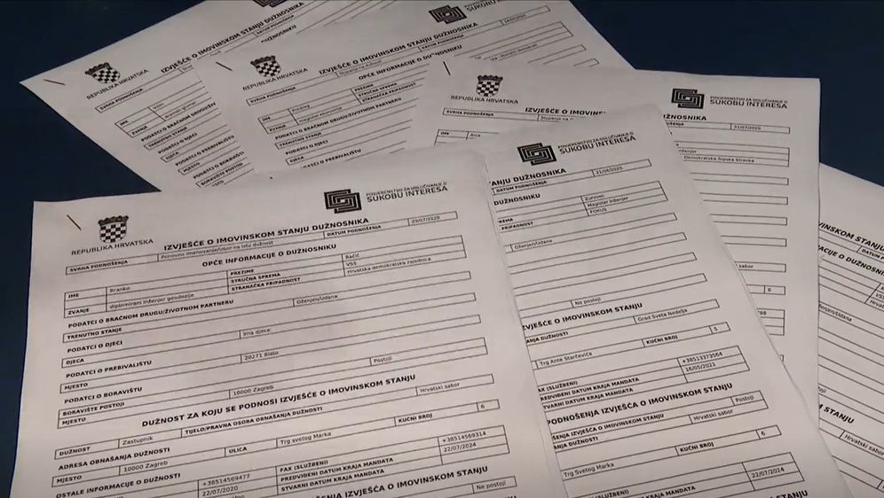 Izvješća o imovinskom stanju dužnosnika - 2