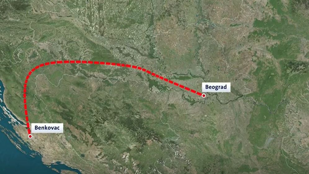 Put od Beograda do Benkovca