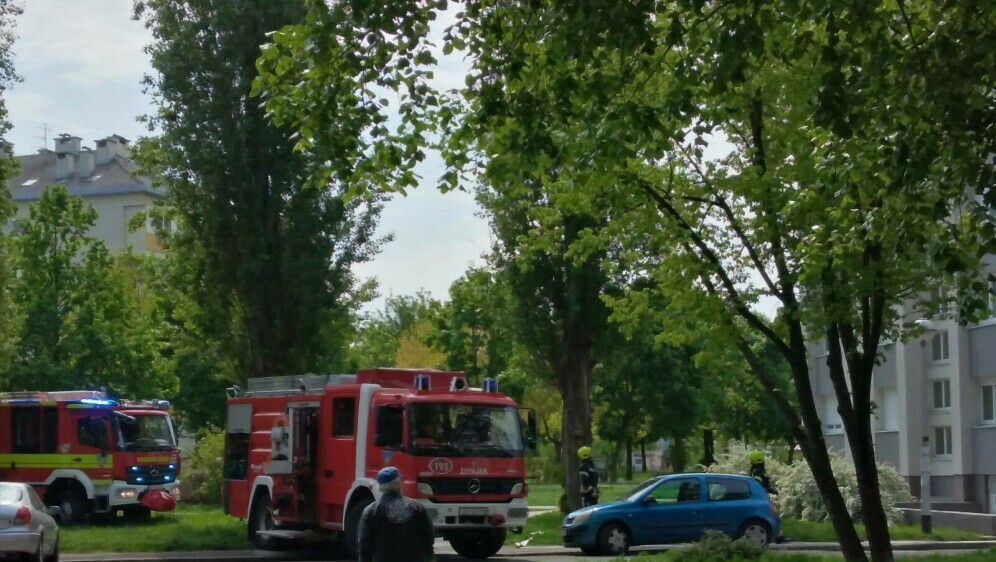 Požar na Volovčici u Zagrebu - 1