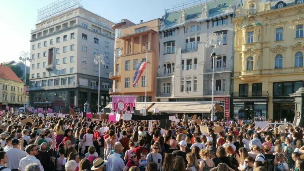 Prosvjed podrške Mireli Čavajdi - 2