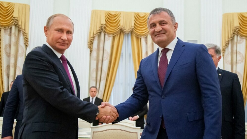 Anatolij Bibilov i Vladimir Putin