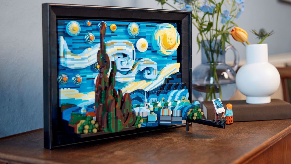 Slika Vincenta van Gogha izgrađena od LEGO kockica