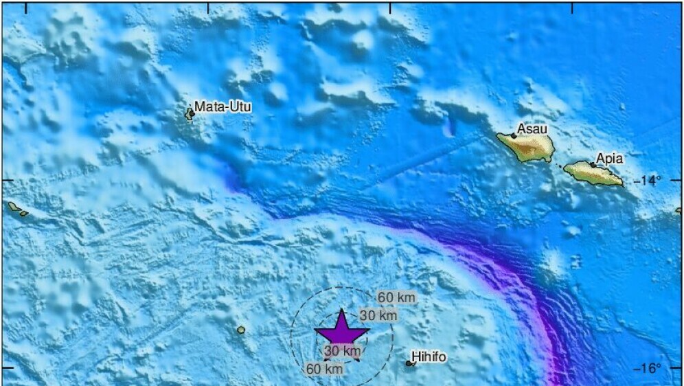 Snažan potres u Tihom oceanu