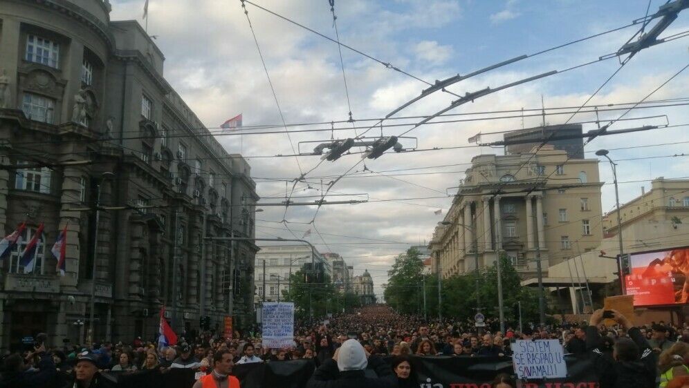 Novi prosvjed u Beogradu - 4