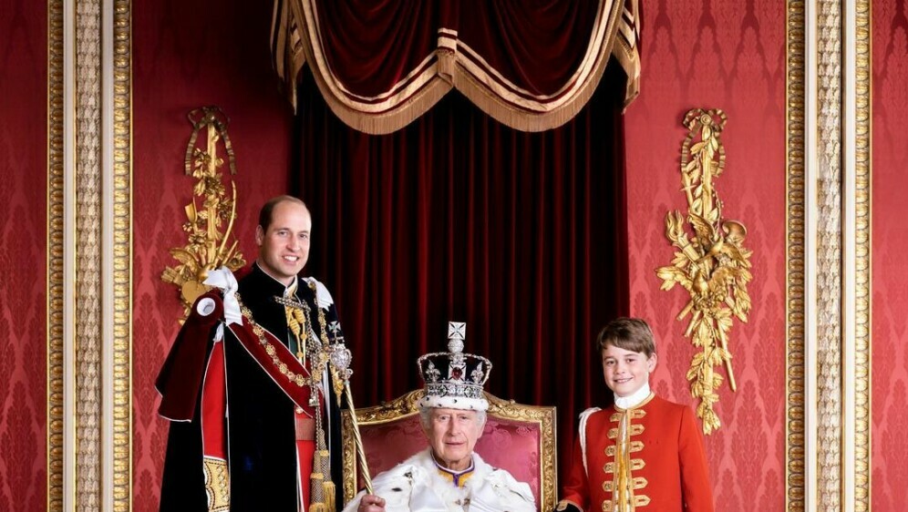 Kralj Charles III., princ William i princ George