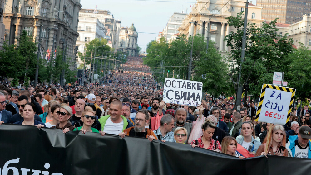 Prosvjed u Beogradu - 2