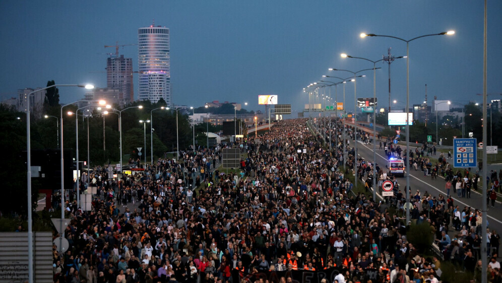 Prosvjed u Beogradu - 5