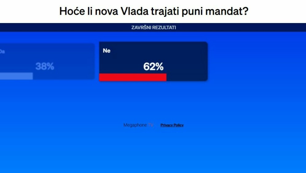 Hoće li nova Vlada trajati puni mandat?