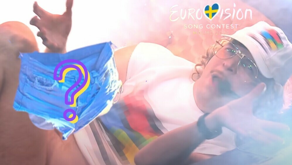 Finski izvođač na Eurosongu Windows95man pri nastupu