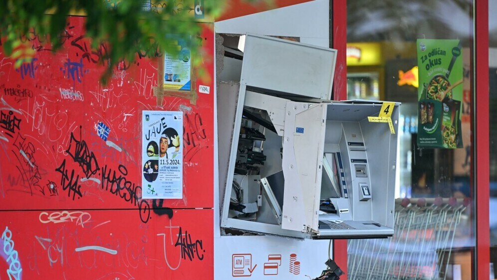 Eksplozija bankomata u Zagrebu