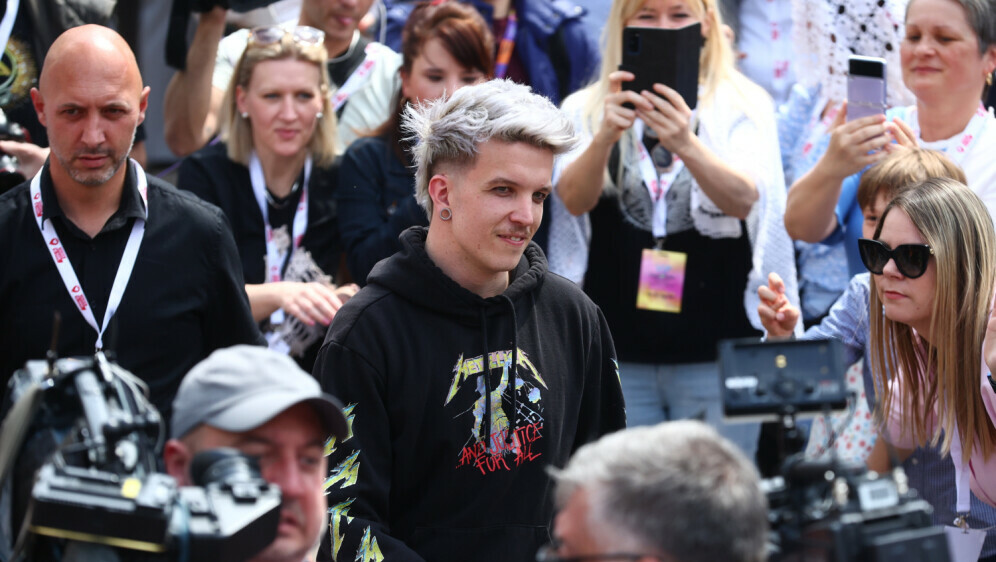 Doček Baby Lasagne na trgu - 3