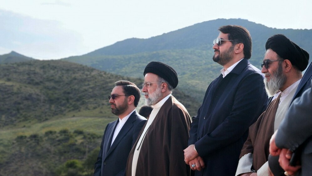 Predsjednik Irana na otvorenju brane netom prije nesreće