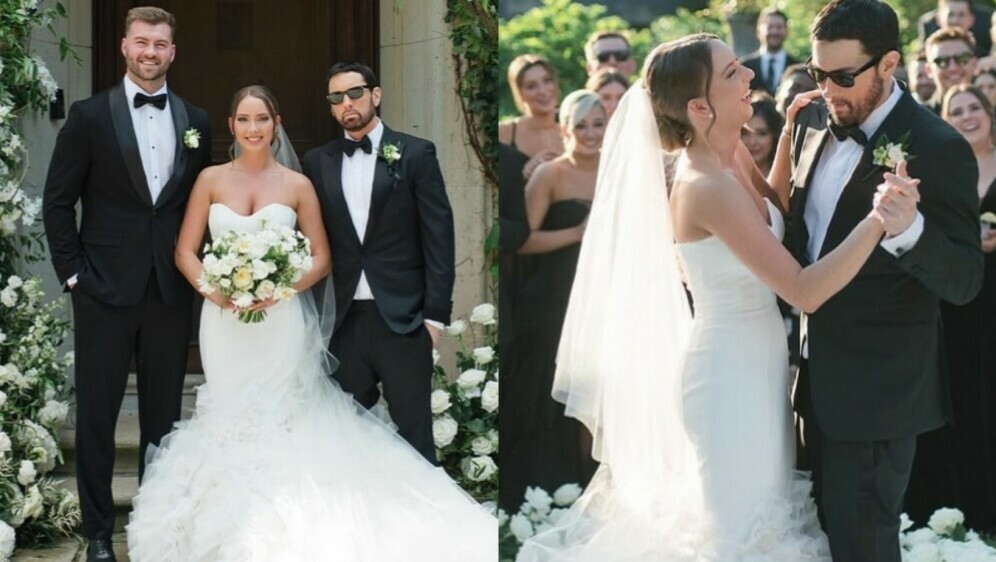 Reper Eminem i njegova kćer Hailie Jade na vjenčanju