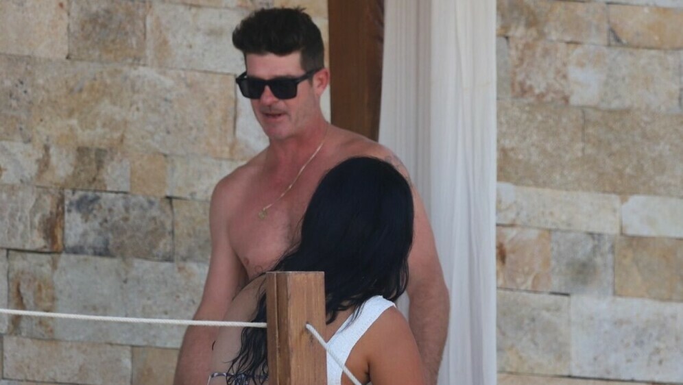 Robin Thicke i April Love Geary - 1