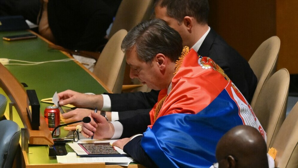 Aleksandar Vučić u UN-u: Glasanje o rezoluciji o Srebrenici - 2