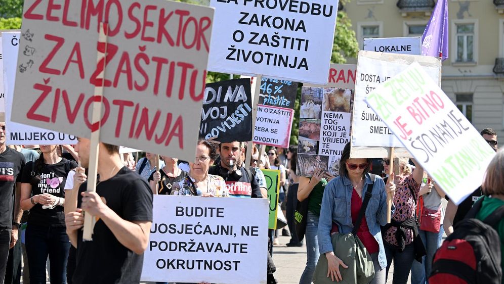 Marš za životinje održan u travnju u Zagrebu