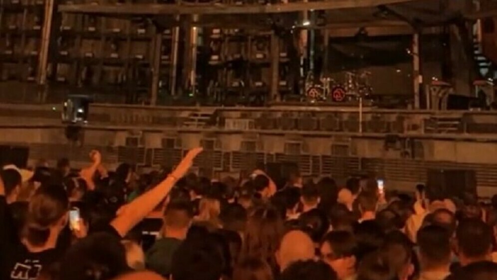 Publika na koncertu Rammsteina u Beogradu