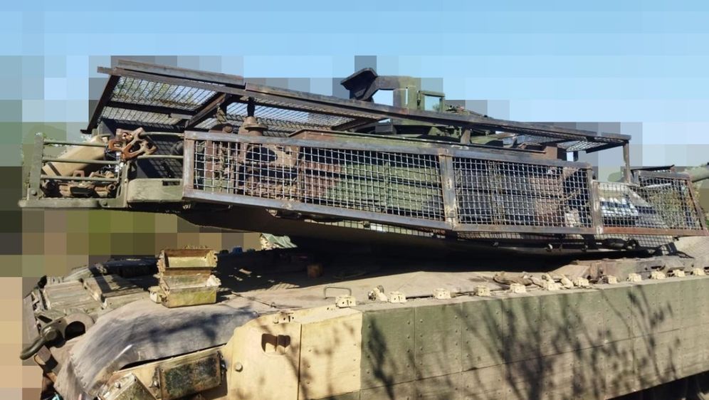 Novi ukrajinski oklop na M1A1 Abrams tenku