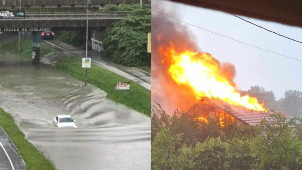 Olujno nevrijeme pogodilo Karlovac