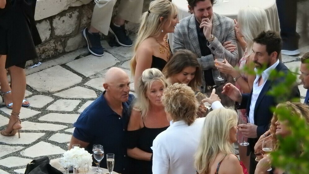 Rod Stewart, Rachel Hunter i Penny Lancaster - 2